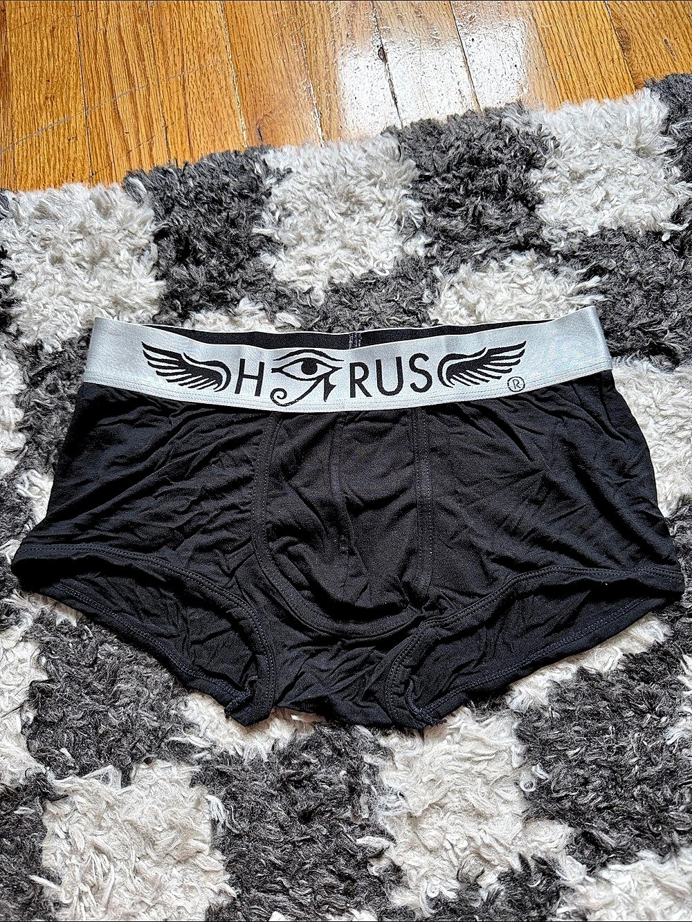 Horus Men's Boxer Briefs Black Size Large